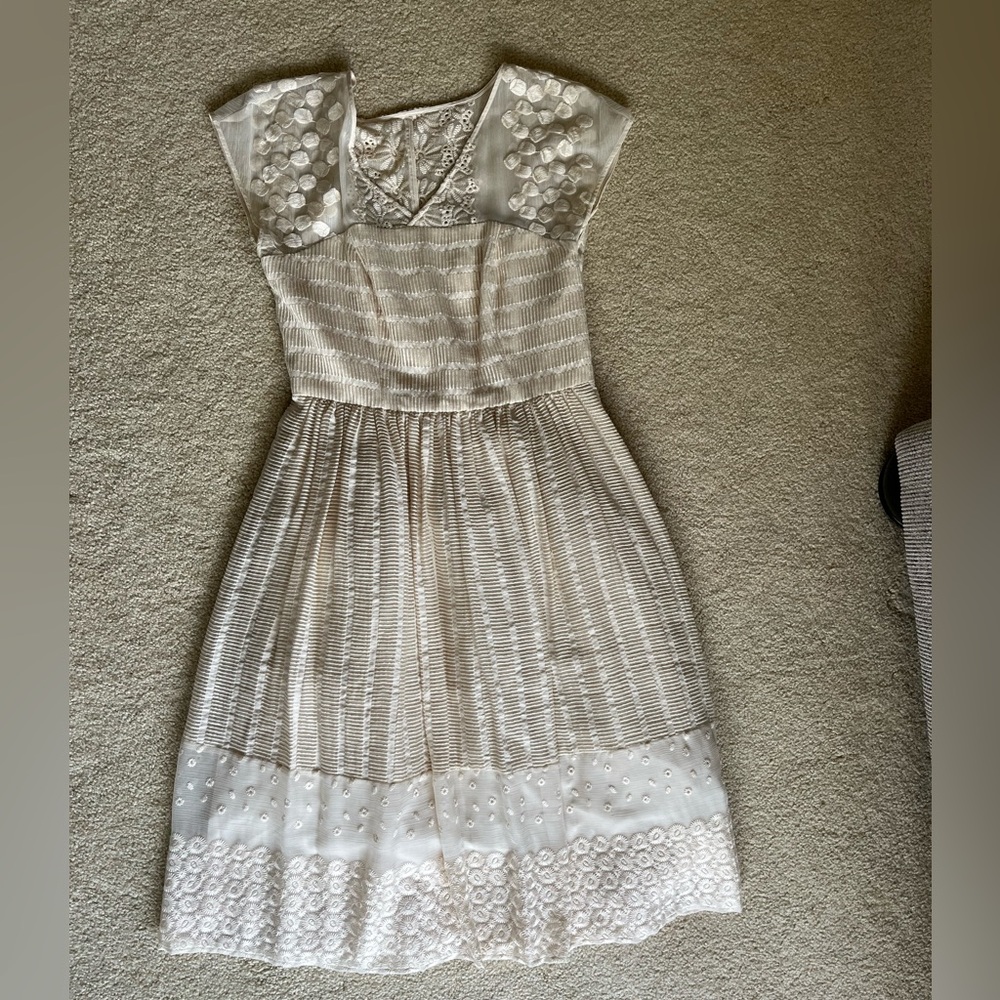 Moulinette Souers white dress sz 8